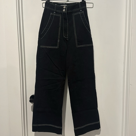 URBAN OUTFITTERS HIGH RISE UTILITY PANTS - Picture 4 of 9